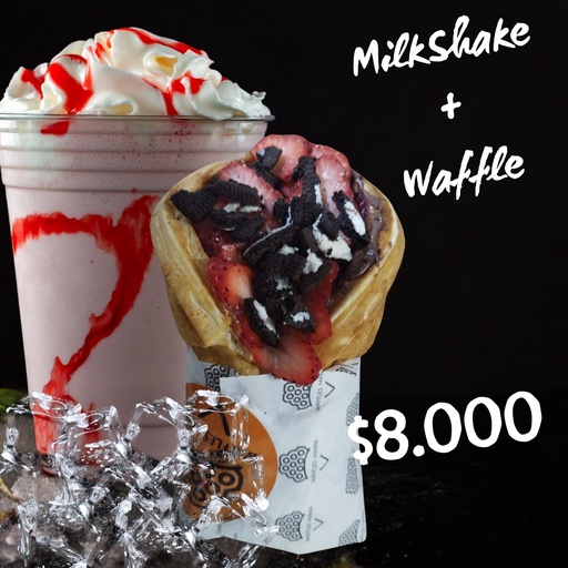1 Waffle + Milkshake